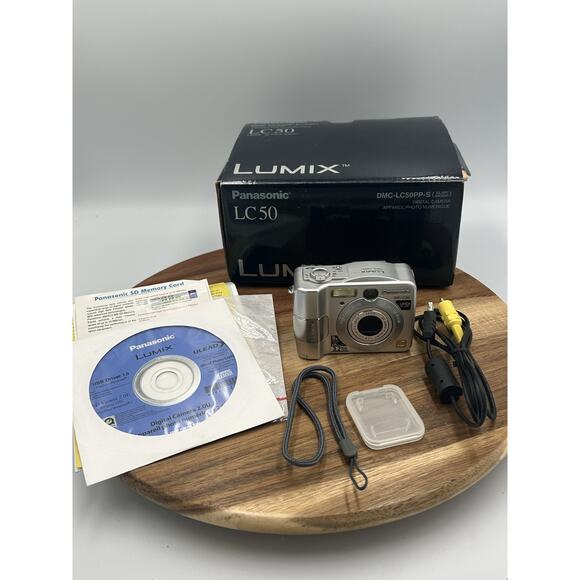 Panasonic Lumix DMC-LC50 Digital Camera 3.2MP 3X Zoom Leica Boxed w/ acc WORKS - Picture 2 of 16